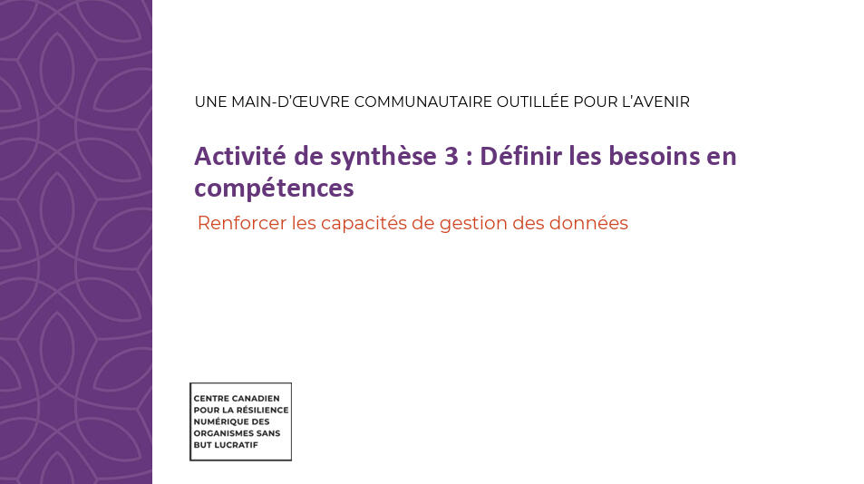 Activité de synthèse 3